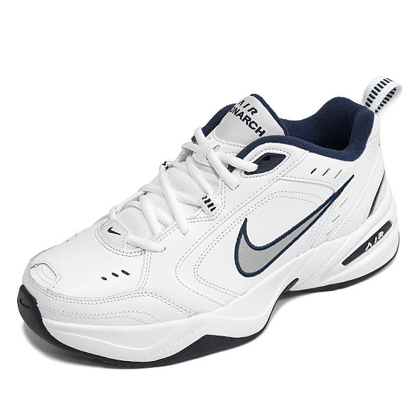 Nike Shoes Nike Air Monarch 4 Medium Wide White Metallic Silver 415445 102.416355 102