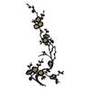 Fabric Applique for DIY Projects Cherry Blossom Patches Clothing, Vintage Plum Sewing Patches, Iron On Flower Jackets Floral Appliques Jeans
