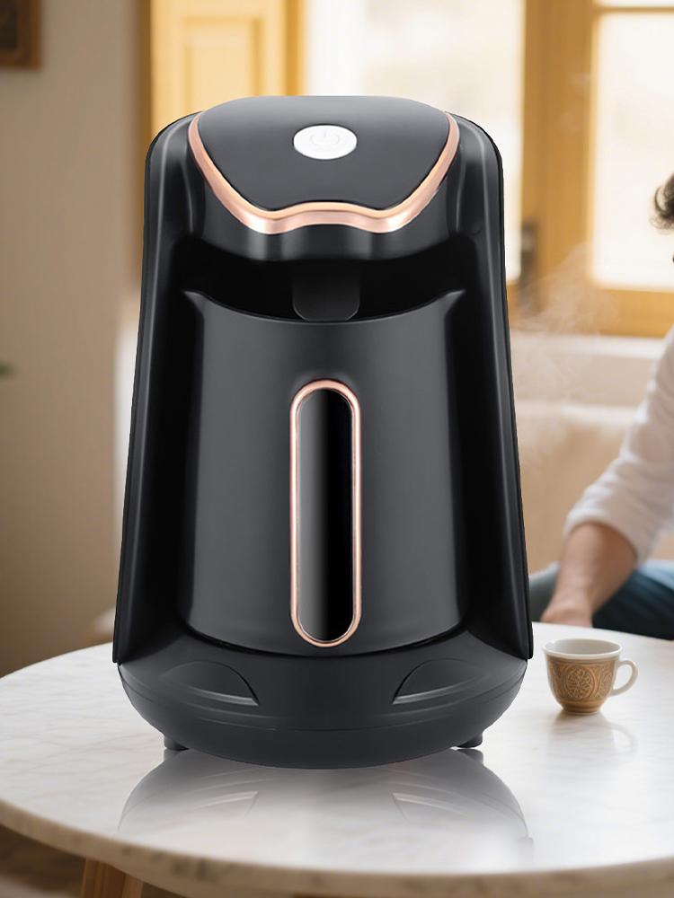 250ML Electric Turkish Greek Coffee Maker Boiled Coffee Kettle Automatic Turkish/Greek Coffee Machine for Coffee Tea & Milk