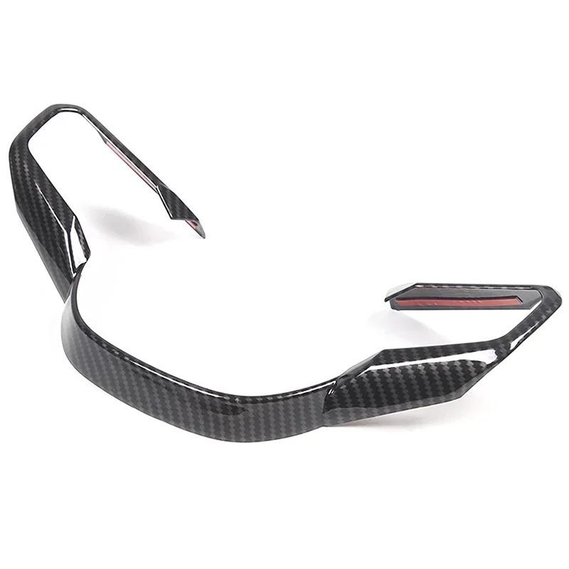For BMW X1 IX1 U11 -2026 ABS Carbon Fiber Car Steering Wheel Decorative Frame Cover Trim Interior Car Accessories