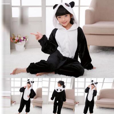 Vanbuy Boys Girls Animal Hooded Robe Fleece Bathrobe Toddler Kids Halloween Costume