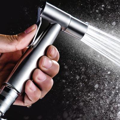 Toilet Sprayer Gun Stainless Steel Hand Bidet Faucet For Bathroom Hand Sprayer Shower Head Self Cleaning Bathroom Fixture