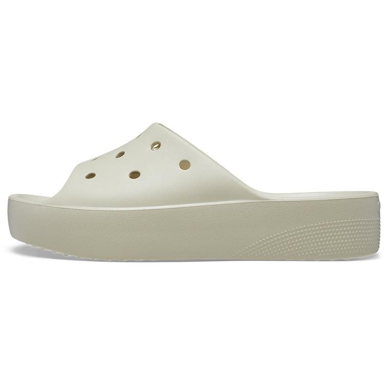 (WMNS) Crocs Classic Platform Slide Bone Women s 208180-2Y2 EU 37-38