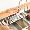 Stainless Steel Drainer Shelf Practical Kitchen Sink Organizer Drying Rack Sink Drain Shelf  Soap