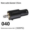 High-Pressure 360° Rotating Car Wash Nozzle for Road Cleaning & Bark Stripping