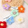 Brooches Knitting Handmade Flowers Self-Assembly Accessory Accessories Clothes Ornament Material Jewelry Yarn Ornaments