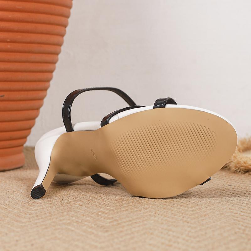 Eilyken New Fashion Buckle Strap Women Sandals Summer Sexy Open Toe Thin High Heels Party Striptease Female Shoes