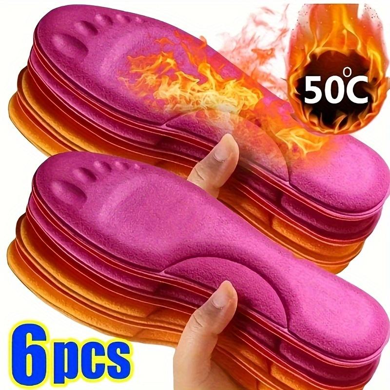 

3pairs Winter Self-heating Insoles, Thickened Non-slip Memory Foam Shoe Pads, Warm Sports Insoles For Men And Women 3 Pairs розы красного