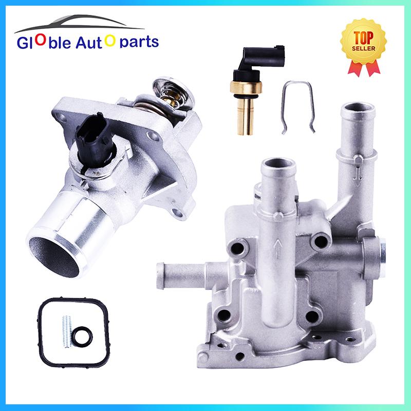Aluminum Thermostat Housing Cover for Chevrolet Chevy Cruze Aveo Orlando for Opel Astra Zafira Signum Moka 96984103 96817255
