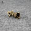 Copper Brass Buddhist Vajra Bell Key Handmade Home Decor Ornaments Crafts Copper Miniatures Bell Figurines Desktop Decoration