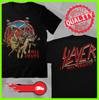 Maglietta a Doppia Faccia Slayer Hell Awaits Tour Per i Fan