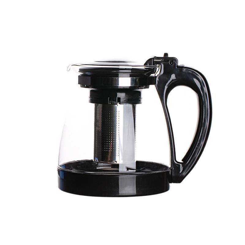 High-Capacity Glass Teapot with Tea Infuser & Filter - Heat-Resistant Teaware Set