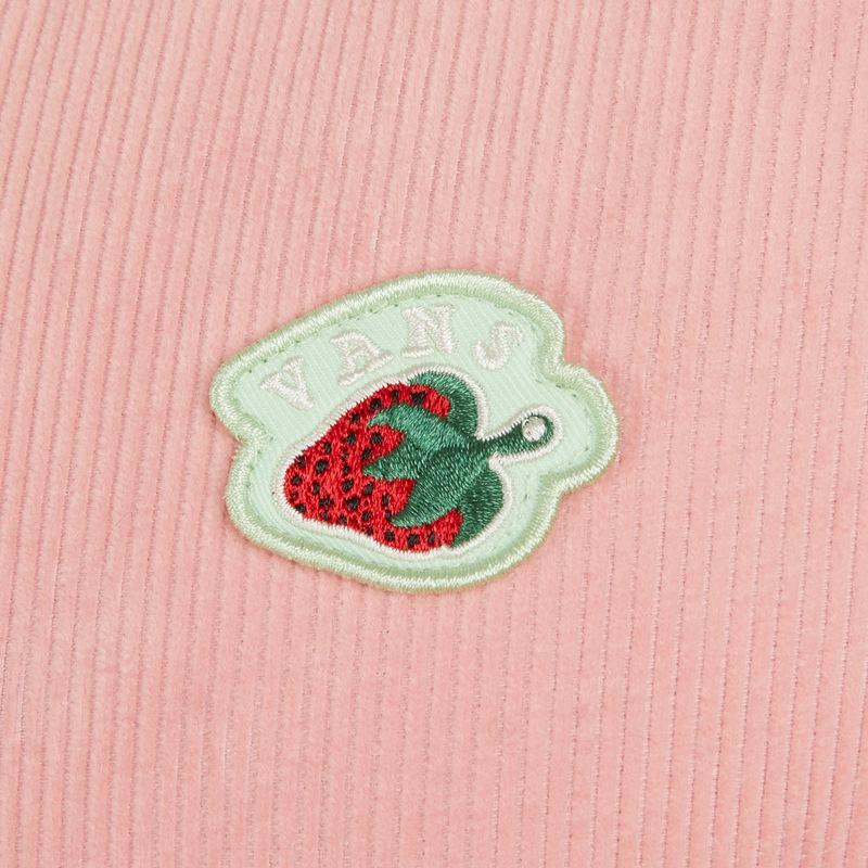 Vans Logo Embroidered Cotton Jacket Women jackets Pink VN0A5F6CYWC