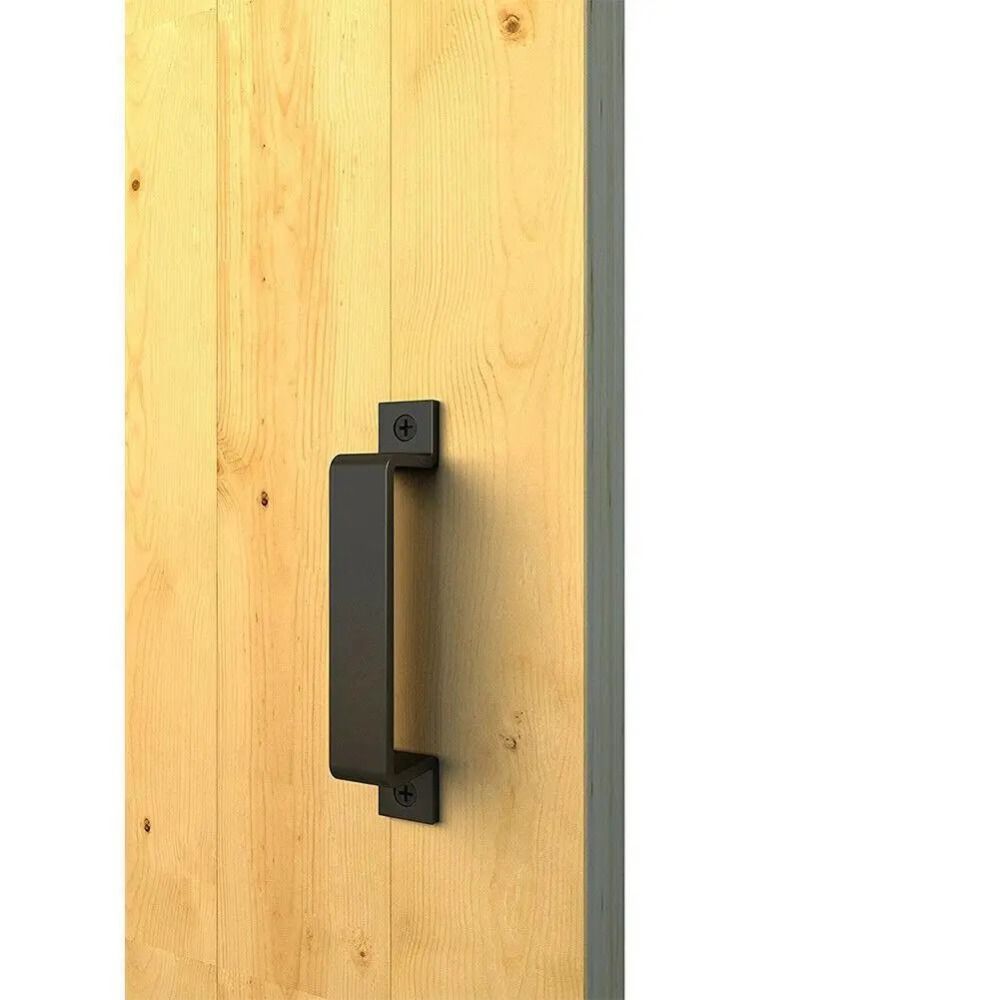 Durable Modern Barn Door Handle Light Luxury Minimalist Furniture Handle Black Multifunctional Drawer Handle Sliding Barn Door