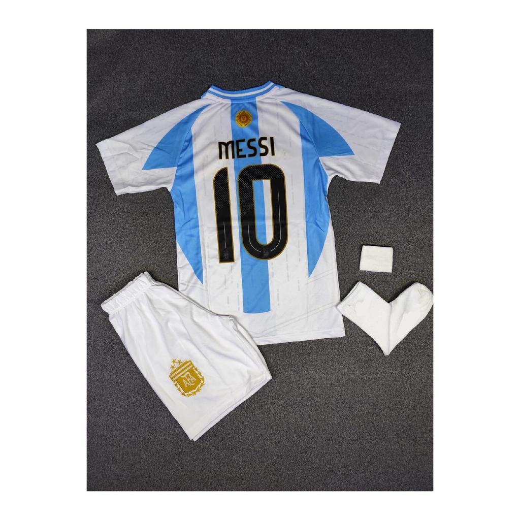 Argentinien Messi Fußballtrikot für Kinder Neue Saison 2024/24