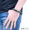 Green Tiger Eye 14mm Prayer Beads Bracelet Natural Stone Power Stone Money Luck Work Luck Financial Luck [Sekki] [b314]