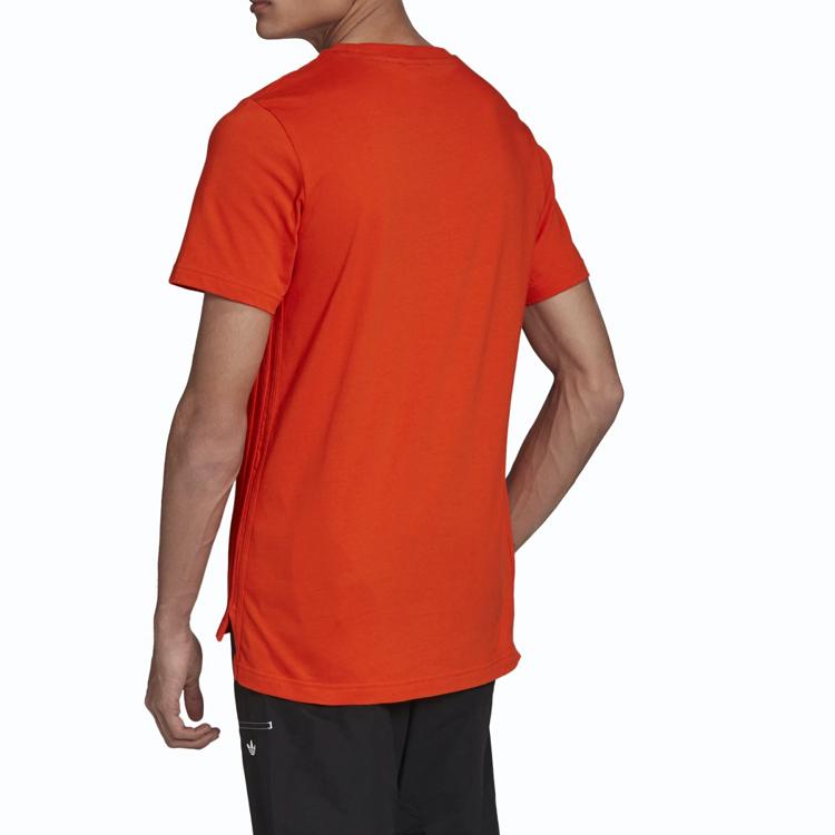 Adidas Originals Trefoil Crew Neck Short Sleeve T-Shirt Men Tops Orange Yellow GK0645
