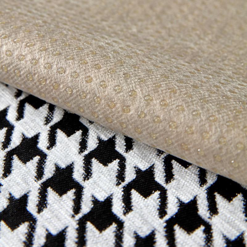Chenille Houndstooth Stitching Sofa Cushion Modern Simple Three-Seat Sofa Cushion Towel Cover