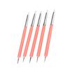 5pcs Silicone Clay Sculpture Tools Double Head     Sculpting Modeling Tool (Blue)