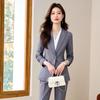 Women's Professional One-Button Suit Jacket Set