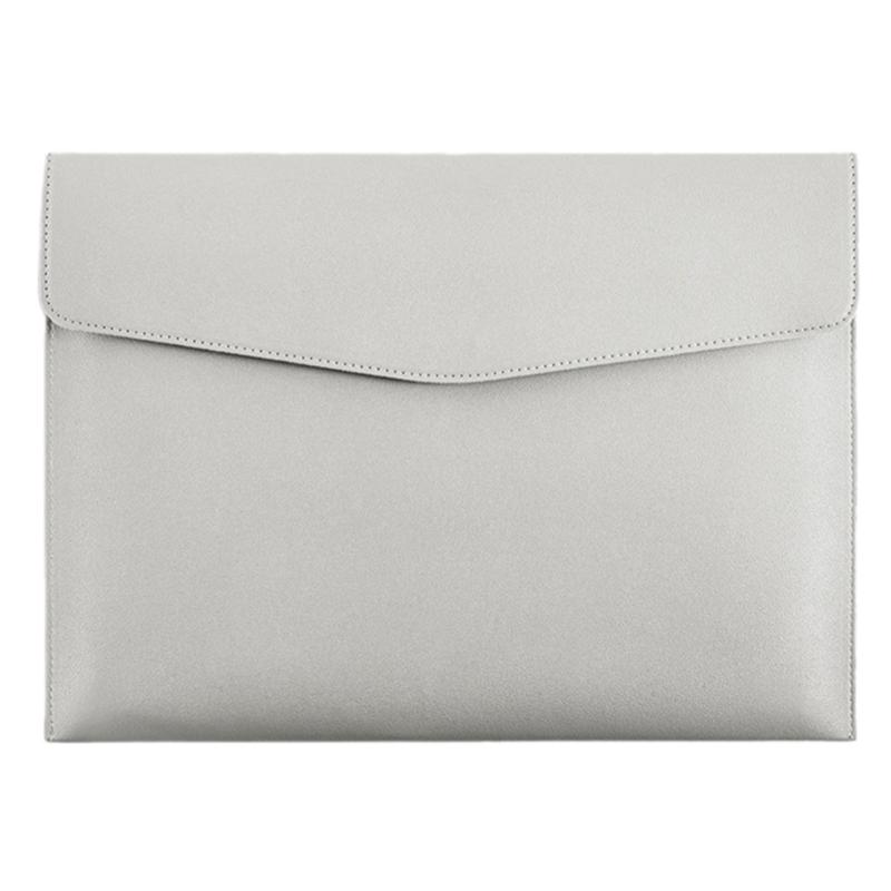 Large Capacity File Organiser Documents Pouches Magnetic Snap Closure Water Resistant Leather Document Folder For Office