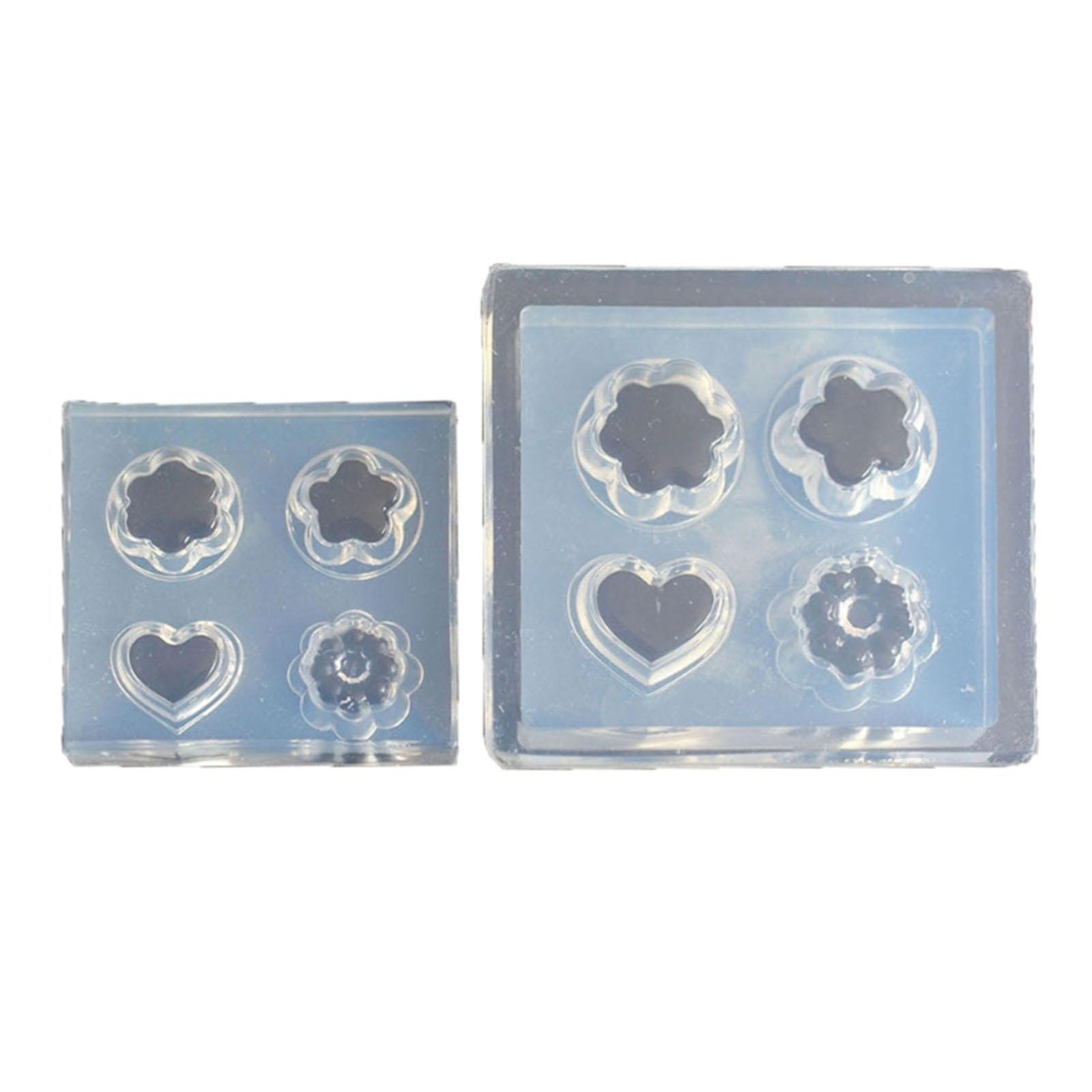 

2Pcs Silicone Mold for Puddings Making, Non Stick Crystal Epoxy Resin Molds for Jelly Cupcake Donut Doughnut Desserts 1