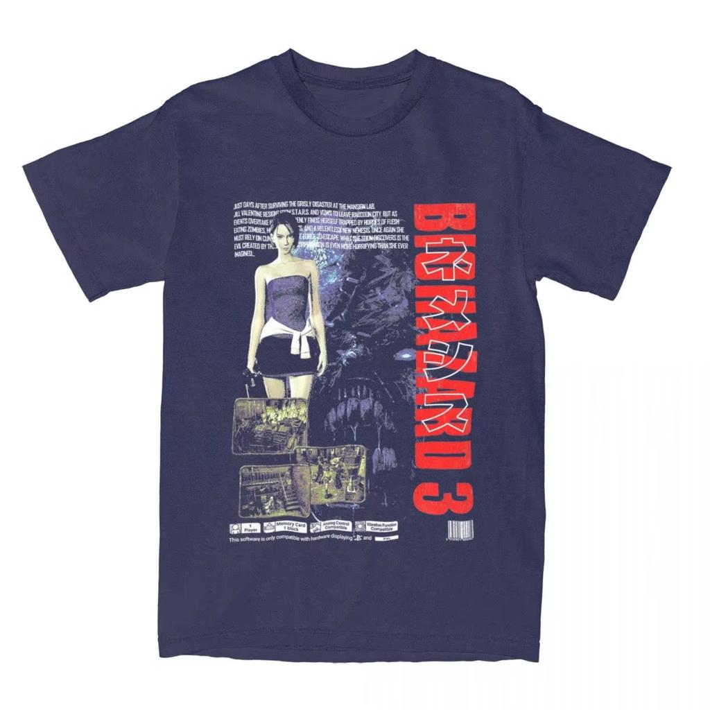 Men Residented Eviled 4 Biohazard Game TShirts 100 Cotton Clothes Short Sleeve TShirt O Neck Harajuku Tee Shirt Big Size