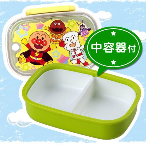 LEC Anpanman Locking Lunch Box (360ml) Green KK-314