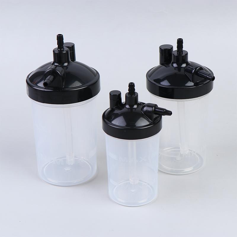New Plastic Oxygen Bubbler Bottle Humidifier Water Humidification Bottle For Oxygen Regulator Concentrator Tool Accessories