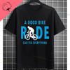 Faccio le Mie Stunt Mountain Bike Maglietta Divertente Slogan Grafica T-shirt Casual Manica Corta Girocollo Abbigliamento Outdoor