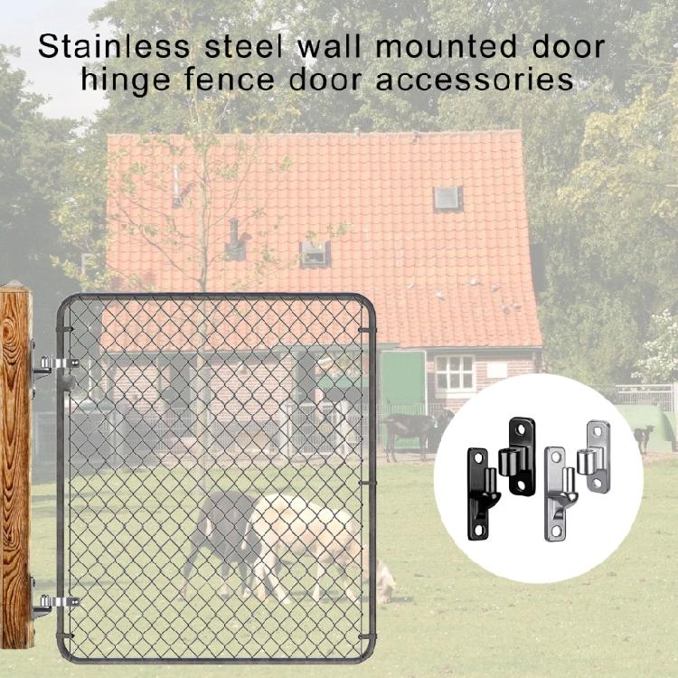 Heavy Duty 304 Steel Gate Hinges High Capacity Hinges Decorative Door Hinges Easy To Use for Farm Gate  & Wooden Fence