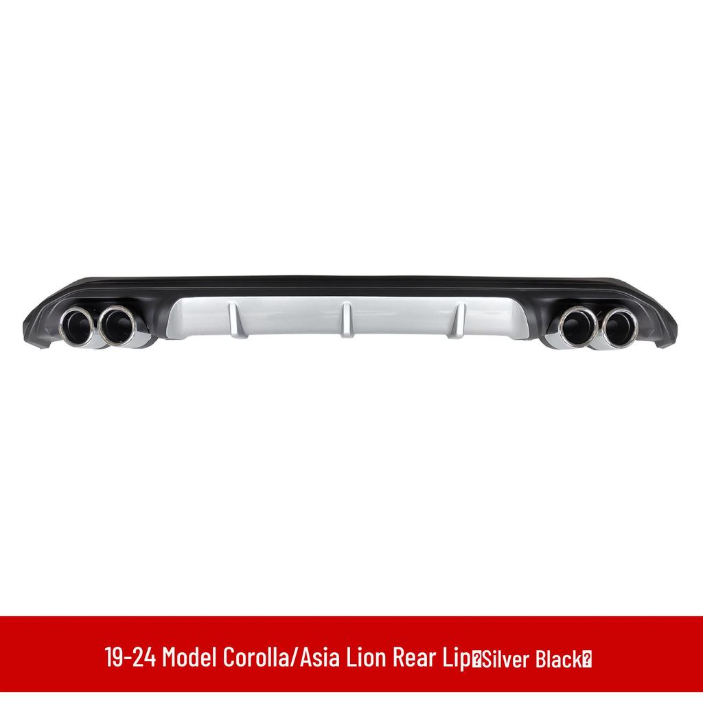 19-24 Corolla Modified Kit: Front Lip, Splitter, Side Skirts, Rear/Top Spoilers, Louvers, Corner Kits