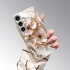 Pink Gold Pattern 2D Phone Case for Samsung S26 S25 S24 S23 S22 S21 S20 A56 A36 A16 - Glass Protective Cover