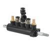 Tire Changer Machine Air Control Foot Pedal Valve 5 Way Aluminium Alloy 36mm Hole Distance Replacement Supplies