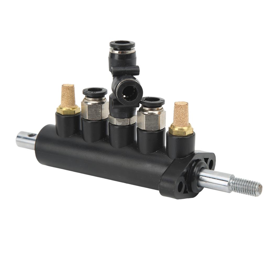 Tire Changer Machine Air Control Foot Pedal Valve 5 Way Aluminium Alloy 36mm Hole Distance Replacement Supplies