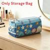 Multi Functional Plush Makeup Organizer With Zipper Closure For Home Use Storage