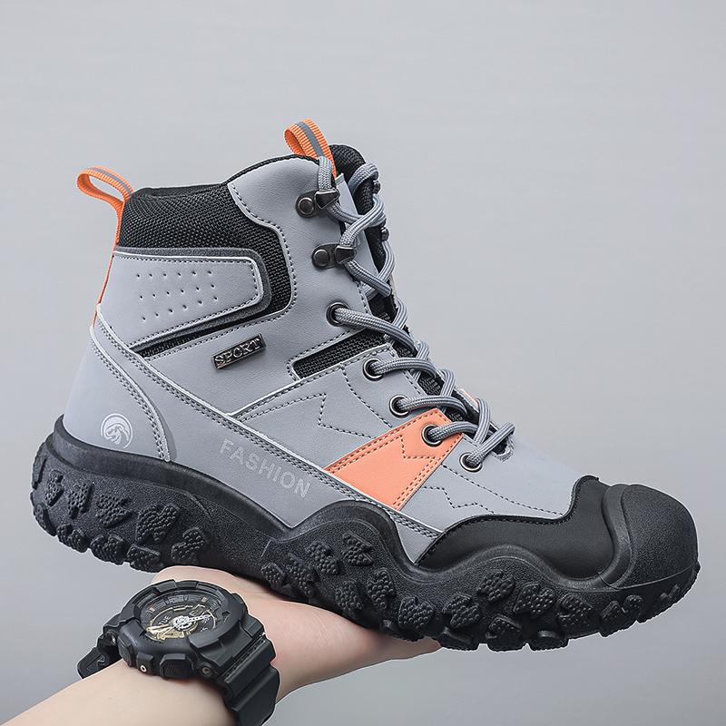Winter Men's Hiking Shoes Lightweight Anti Slip Mens Boots Outdoor Sneakers Comfortable Climbing Hunting Trekking Camping Shoes