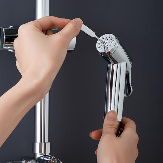 

Yousheng 30 шт., щетки для чистки с зазором, противозасоряющиеся, Нескользящая конструкция, нейлоновая щетина, многофункциональная щетка для чистки насадки для душа, инструмент