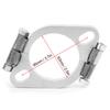2.5in 63mm Steel Exhaust Flange Flat Oval Split Repair Replacement Accessory
