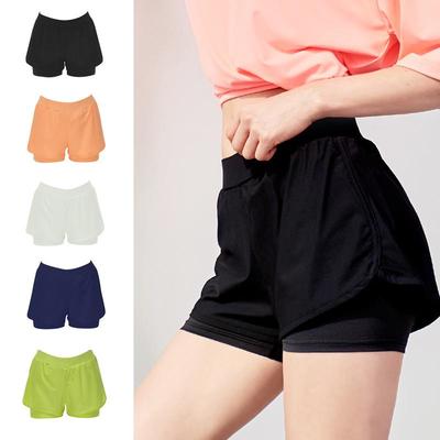 Women's Sporty Two-Piece Swimsuit with Sun Protection, Quick-Dry Boxer Briefs for Diving and Surfing