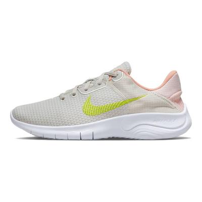 Flex Experience Run 11 Next Nature Light Bone Atomic Green Women Sneakers Cream Atmosphere Crimson-Bliss DD9283-004