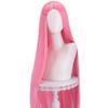 100cm Long Straight Cosplay Wig Centre Parting Central Split Blond Pink Red Purple Heat Resistant Synthetic Hair Wigs