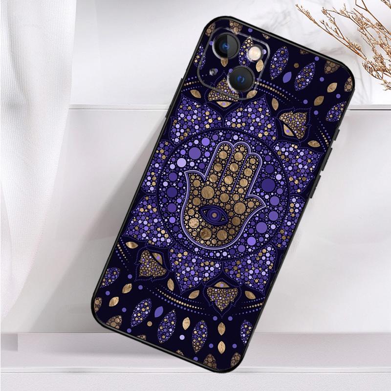Hamsa Hand of Fatima Shockproof Case For iPhone 17 16 Pro Max 11 14 15 Plus 12 13 Mini 16e 17 Air Phone Cover
