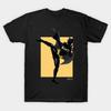Men Black Print T-shirt Batgirl Cassandra Cain No-Cut Heat Transfer Print Cotton Tshirt