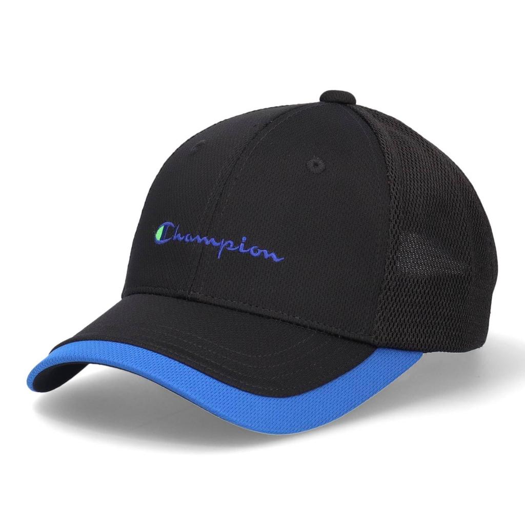 Champion Tricot Mesh Size Free Shipping Boys' Cap, Black, 141-0094,