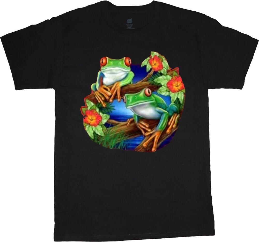 Tree Frog Nature Wildlife Tropical T-shirt Rainforest Tree Frogs Gifts XXXXL