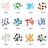 Handmade Mushroom Beads with Elastic Thread Mixed Color Mushroom Loose Bead Necklace Bracetet Making for Jewelry DIY