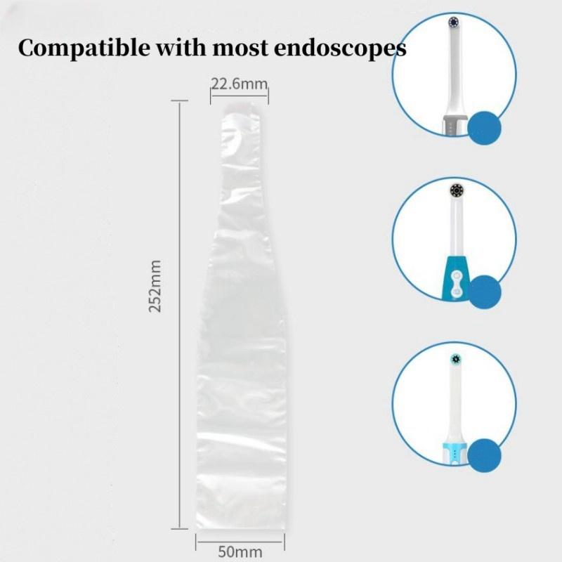 100 Stück/Box Einweg-Dentalendoskop Intraorale Kamera Schutzhüllen Hüllenschutz