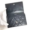 Chanel Cambon Line CC CC Mark Bifold Logo Compact Wallet Flap Folded Wallet