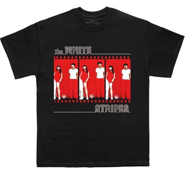 The White Stripes Tshirt Jack And Meg White Film Strip Shirt New M